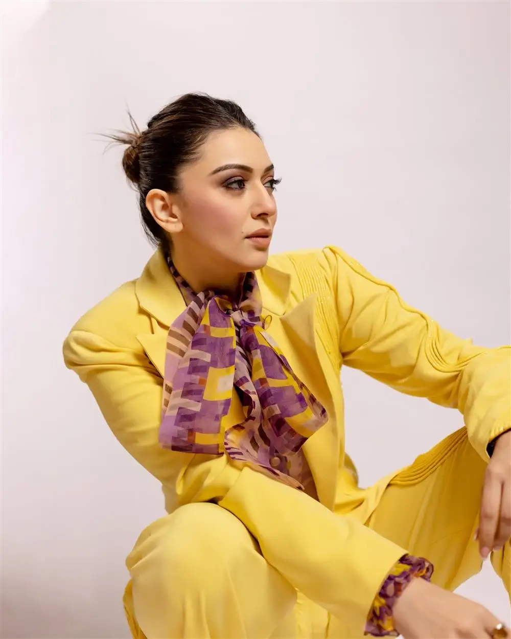 Hansika Motwani Photoshoot In Yellow Dress